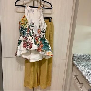 Anthropologie Outfit - skirt & top